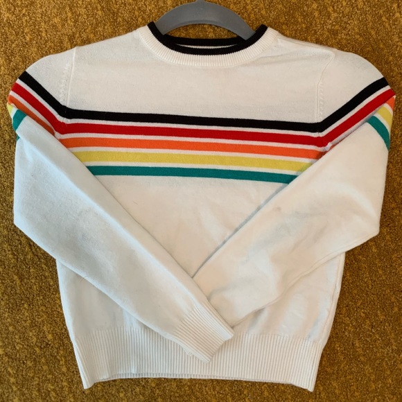 Forever 21 Shirts Tops Rainbow Sweater Poshmark